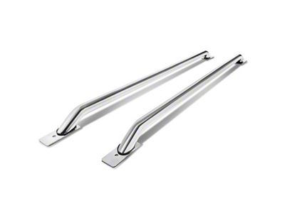 Bed Rails; Chrome (99-06 Silverado 1500 w/ 6.50-Foot Standard Box)