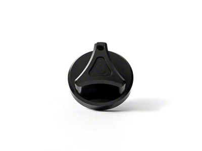 Billet Headlight Knob; Black Anodized (03-06 Silverado 1500)