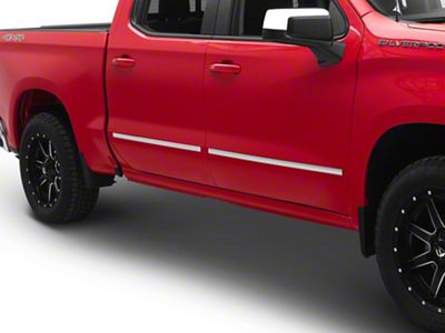 Body Side Moldings; Chrome (14-25 Silverado 1500)