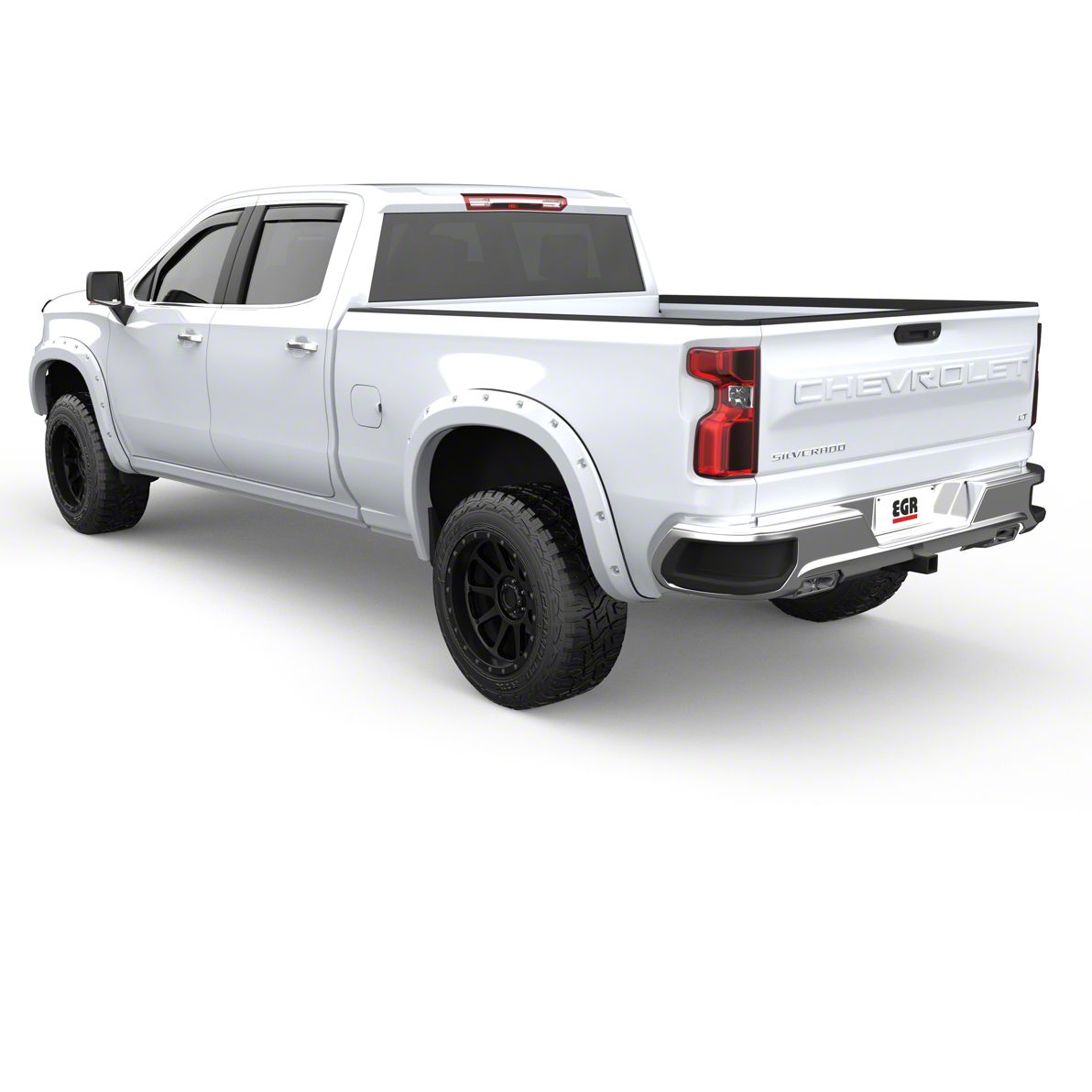 EGR Silverado 1500 Bolt-On Style Fender Flares; Summit White 791694-GAZ ...