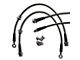 Braided Stainless Steel Brake Line Kit; Front and Rear (01-03 Silverado 1500 w/ Rear Disc Brakes)