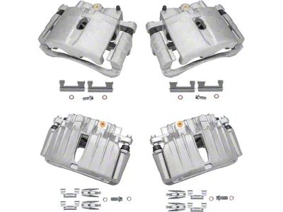 Brake Calipers; Front and Rear (01-06 Silverado 1500 w/ Dual Piston Rear Calipers)