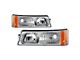 Bumper Lights; Chrome (03-06 Silverado 1500 w/o Body Cladding)