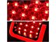 C-Bar LED Tail Lights; Black Housing; Clear Lens (03-06 Silverado 1500 Fleetside)