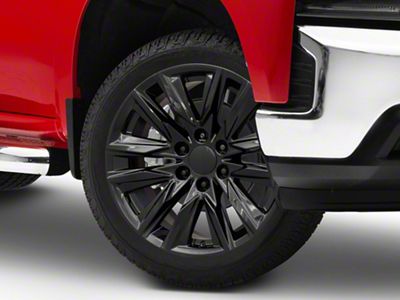 CA91 Gloss Black 6-Lug Wheel; 22x9; 28mm Offset (19-25 Silverado 1500)