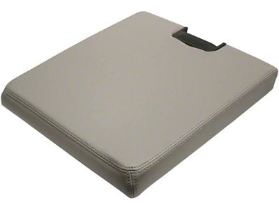 Center Console Lid; Grey (07-13 Silverado 1500 w/ 40/20/40 Split Bench Seat)
