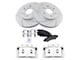 Ceramic Performance 6-Lug Brake Rotor, Pad and Caliper Kit; Front (07-08 Silverado 1500)