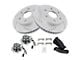 Ceramic Performance 6-Lug Brake Rotor, Pad and Wheel Bearing Kit; Front (99-06 4WD Silverado 1500)