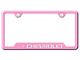 Chevrolet Laser Etched Cut-Out License Plate Frame (Universal; Some Adaptation May Be Required)