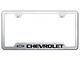 Chevrolet Laser Etched Cut-Out License Plate Frame (Universal; Some Adaptation May Be Required)