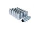 Chrome Close End Spline Lug Nuts; M14 x 1.5; Set of 24 (99-24 Silverado 1500)