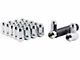 Chrome Closed End Spline Lug Nuts; M14 x 1.5; Set of 24 (99-24 Silverado 1500)