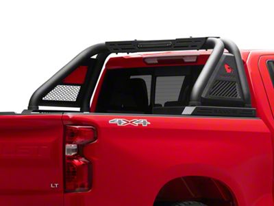 Classic Pro Roll Bar; Black (01-24 Silverado 1500)