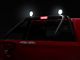 Classic Roll Bar with 5.30-Inch Black Round Flood LED Lights; Black (01-25 Silverado 1500)