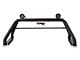 Classic Roll Bar with 5.30-Inch Black Round Flood LED Lights; Black (01-25 Silverado 1500)