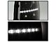 Crystal Headlights with DRL LED Design; Black Housing; Smoked Lens (07-13 Silverado 1500)