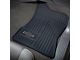 Custom Fit Front Floor Mats with Bowtie Logo; Black (14-18 Silverado 1500)