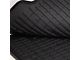 Custom Fit Front Floor Mats with Bowtie Logo; Black (14-18 Silverado 1500)