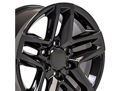 CV34B Black 6-Lug Wheel; 18x8.5; 26mm Offset (19-24 Silverado 1500)