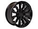 CV35 Black 6-Lug Wheel; 18x8.5; 24mm Offset (19-24 Silverado 1500)