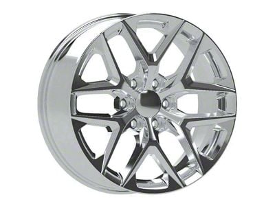 CV62 Chrome 6-Lug Wheel; 22x9; 28mm Offset (19-25 Silverado 1500)