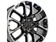 CV67 Black Machined 6-Lug Wheel; 22x9; 28mm Offset (19-25 Silverado 1500)