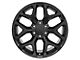 CV98B Satin Black 6-Lug Wheel; 20x9; 24mm Offset (19-24 Silverado 1500)