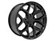 CV98B Satin Black 6-Lug Wheel; 20x9; 24mm Offset (19-24 Silverado 1500)