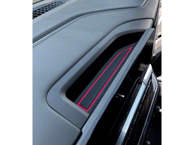 Dash Top Cubby Foam Inserts; Black/Black (22-25 Silverado 1500)