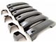 Door Handle Covers; Gloss Black (19-25 Silverado 1500 Crew Cab)