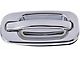 Exterior Door Handle; Front Right; All Chrome; Original Design; Without Keyhole; Plastic (99-06 Silverado 1500)