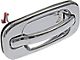 Exterior Door Handle; Front Right; All Chrome; Original Design; Without Keyhole; Plastic (99-06 Silverado 1500)