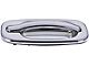 Exterior Door Handle; Front Right; All Chrome; Original Design; Without Keyhole; Plastic (99-06 Silverado 1500)