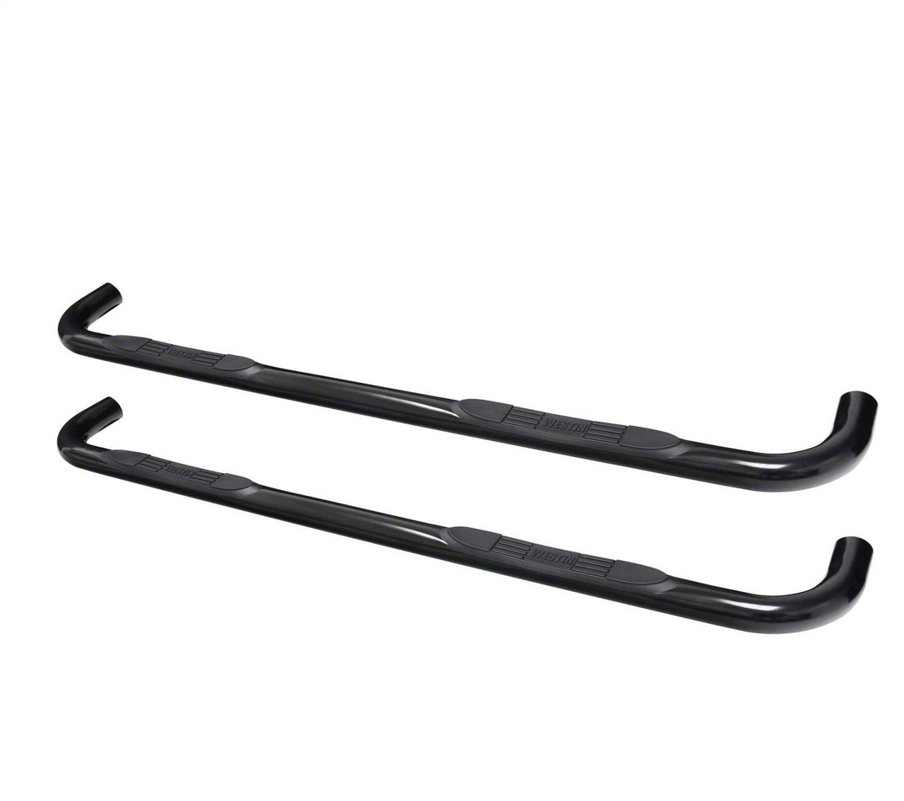 Silverado 1500 E-Series 3-Inch Nerf Side Step Bars; Black (19-24 ...