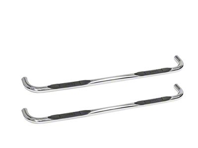 E-Series 3-Inch Nerf Side Step Bars; Stainless Steel (19-25 Silverado 1500 Crew Cab)