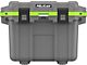 Elite Cooler; 30-Quart; Dark Gray/Green