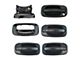 Exterior Door and Tailgate Handles; Paint to Match Black (04-06 Silverado 1500 Crew Cab)