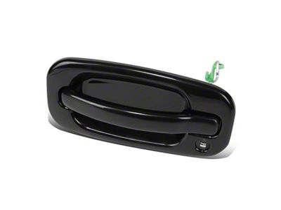 Exterior Door Handle; Front Driver Side; Primed Black (99-06 Silverado 1500)