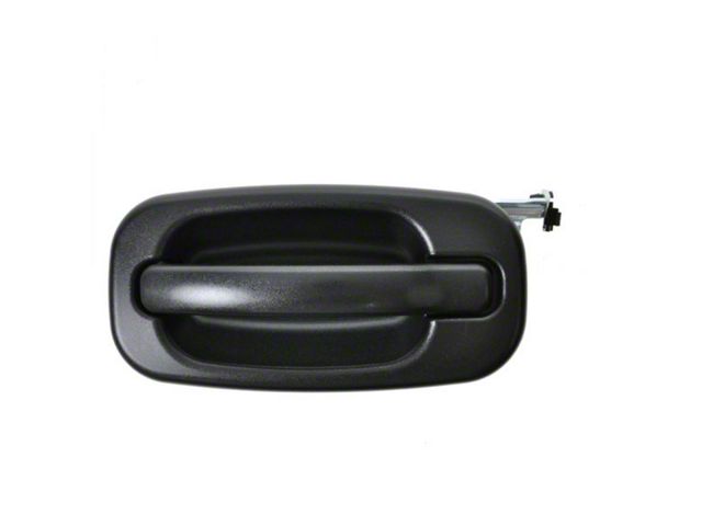 Exterior Door Handle; Rear Driver Side; Textured Black (04-06 Silverado 1500 Crew Cab)