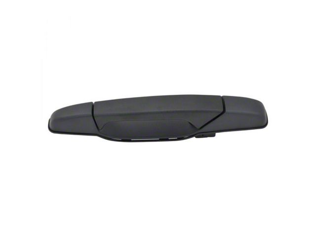 Exterior Door Handle; Rear Driver Side; Textured Black (07-13 Silverado 1500)