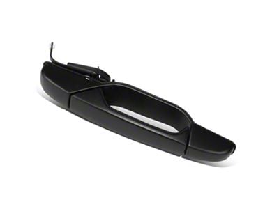 Exterior Door Handle; Rear Passenger Side; Primed Black (07-13 Silverado 1500 Crew Cab)