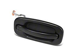 Exterior Door Handle; Rear Passenger Side; Textured Black (04-06 Silverado 1500 Crew Cab)