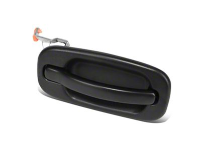 Exterior Door Handle; Rear Passenger Side; Textured Black (04-06 Silverado 1500 Crew Cab)