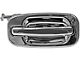 Exterior Door Handle; Rear Right; All Chrome; Original Design; Plastic (04-06 Silverado 1500 Crew Cab)