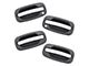 Exterior Door Handles; Front and Rear; Chrome and Black (99-06 Silverado 1500)