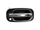 Exterior Door Handles; Front and Rear; Chrome and Black (99-06 Silverado 1500)