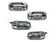 Exterior Door Handles; Front and Rear; Chrome (99-06 Silverado 1500)