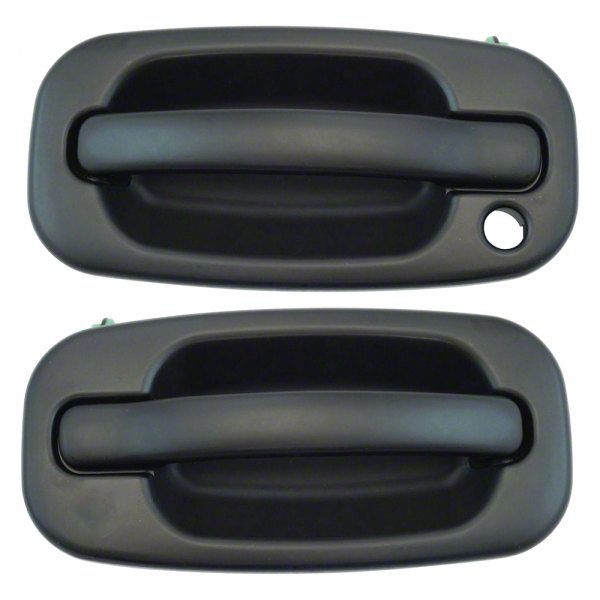 Silverado 1500 Exterior Door Handles; Front; Paint to Match Black (99 ...