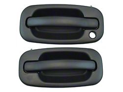 Exterior Door Handles; Front; Paint to Match Black (99-06 Silverado 1500)