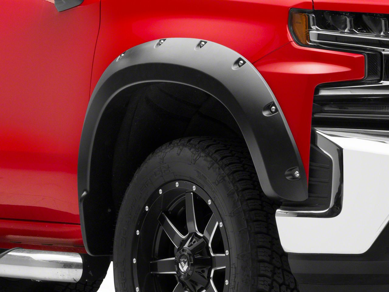 Silverado 1500 Fender Flares; Smooth (19-24 Silverado 1500) - Free Shipping